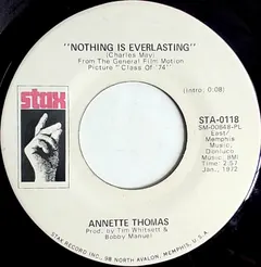 Annette Thomas* – Hang On / Nothing Is Everlasting (Vinyl, 7")