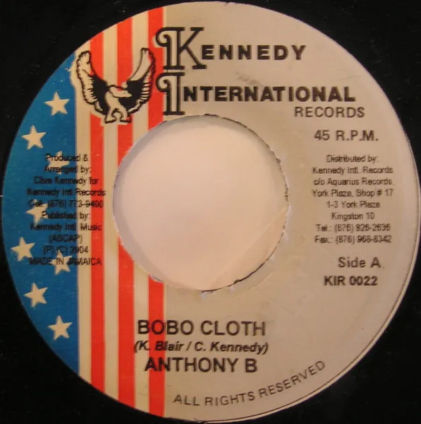 Anthony B – Bobo Cloth