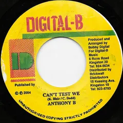 Anthony B – Can't Test We (Vinyl, 7")