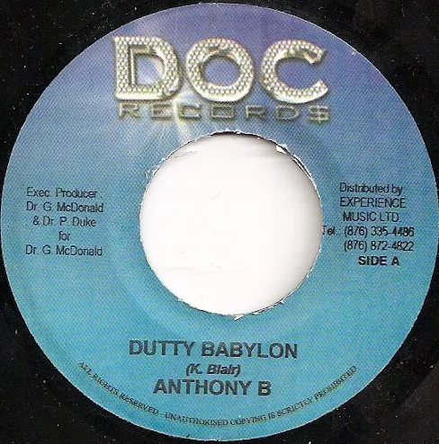 Anthony B – Dutty Babylon