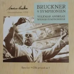 Anton Bruckner, Volkmar Andreae, Wiener Symphoniker – 9 Symphonien (CD)
