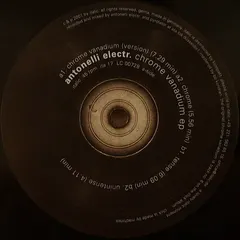 Antonelli Electr. – Chrome Vanadium EP (Vinyl, 12")