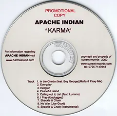 Apache Indian – Karma (CDr, Album)
