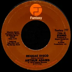 Arthur Adams – Reggae Disco (Vinyl, 7")