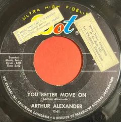 Arthur Alexander Dot Records – You Better Move On (Vinyl, 7")