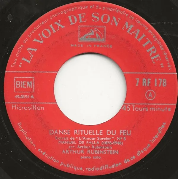 Arthur Rubinstein – Danse Rituelle Du Feu