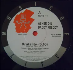Asher D & Daddy Freddy Music Of Life – Brutality (Vinyl, 12")