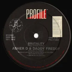 Asher D & Daddy Freddy Profile Records – Brutality (Vinyl, 12")