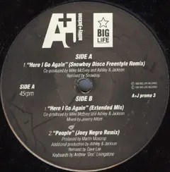 Ashley & Jackson – Here I Go Again (Vinyl, 12")