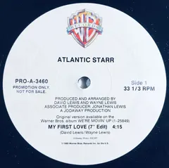 Atlantic Starr – My First Love (Vinyl, 12")