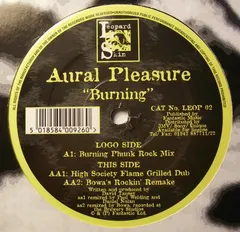Aural Pleasure – Burning (Vinyl, 12")