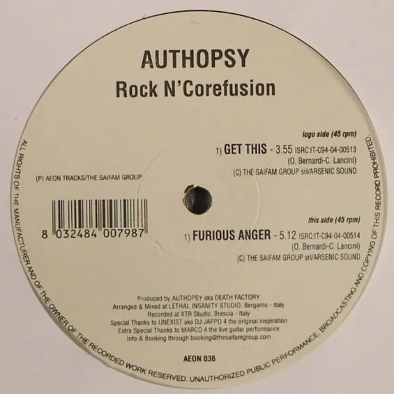 Authopsy – Rock N' Corefusion
