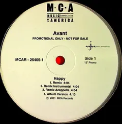 Avant (2) – Happy (The Remix) (Vinyl, 12")