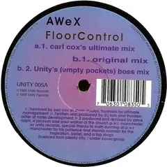 AWeX – FloorControl (Vinyl, 12")