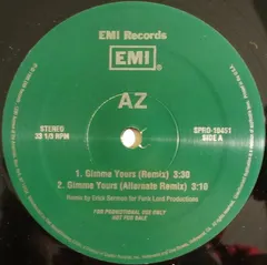 AZ – Gimme Yours (Vinyl, 12")