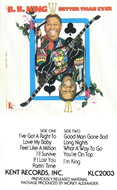 B.B. King – Better Than Ever (Cassette, Album)