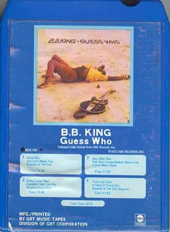 B.B. King – Guess Who (8-Track Cartridge, Album)