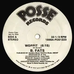 B-Fats – Woppit (Vinyl, 12")