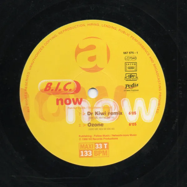 B.I.C. – Now