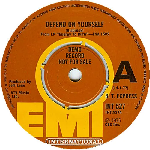 B.T. Express – Depend On Yourself