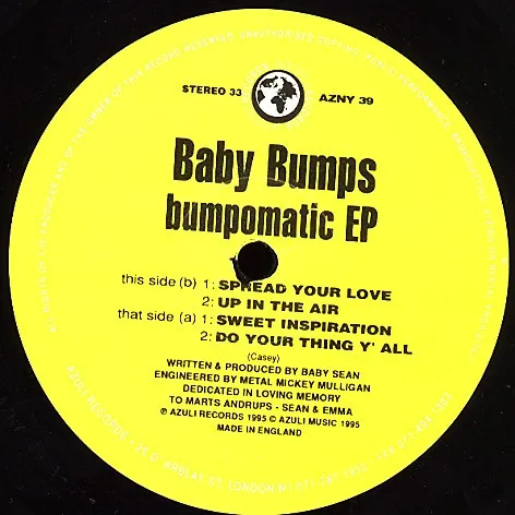 Baby Bumps – Bumpomatic EP