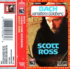 Bach* – Scott Ross (4) - Variations Goldberg (Cassette, Album)