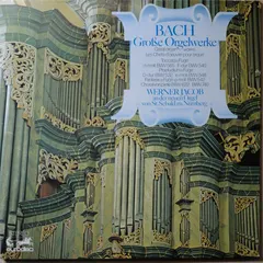 Bach* – Werner Jacob - Große Orgelwerke (Vinyl, LP)