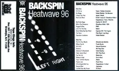 Backspin (2) – Heatwave 96 (Cassette, Mixed)