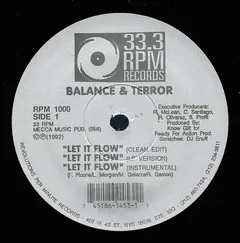 Balance & Terror – Let It Flow / Intro / Represent (Vinyl, 12")