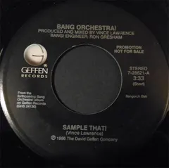 Bang Orchestra! – Sample That! (Vinyl, 7")