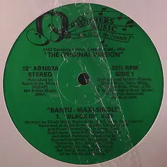 Bantu-Double Sure-Shot – Black Is (Vinyl, 12")