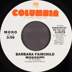 Barbara Fairchild – Mississippi (Vinyl, 7")
