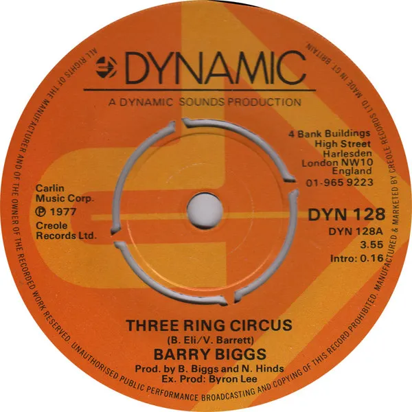 Barry Biggs – Three Ring Circus