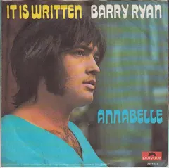 Barry Ryan – It Is Written (Vinyl, 7")