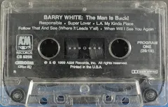Barry White – The Man Is Back! (Cassette, Album)