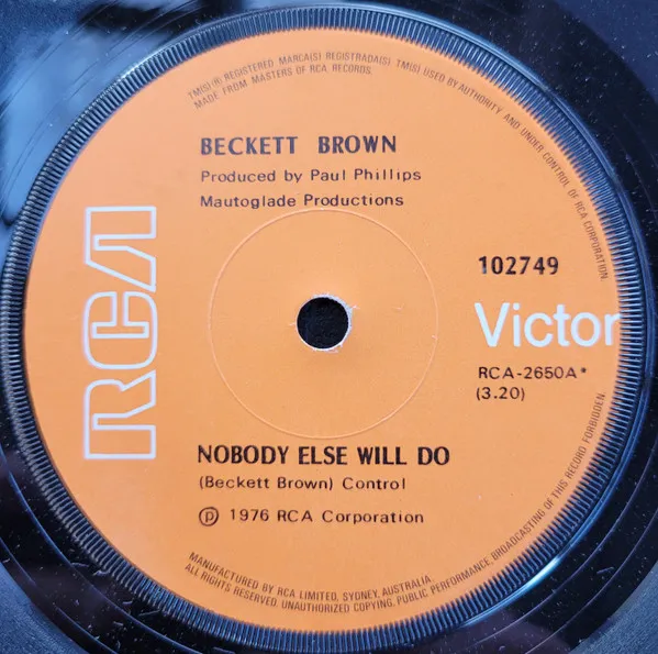 Beckett Brown – Nobody Else Will Do