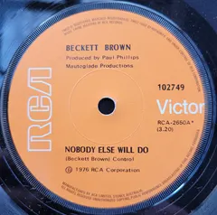 Beckett Brown – Nobody Else Will Do (Vinyl, 7")