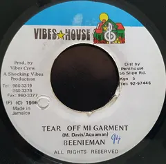 Beenieman* – Tear Off Mi Garment (Vinyl, 7")