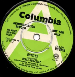 Belle Gonzalez – Bottles (Vinyl, 7")