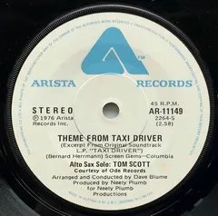 Bernard Herrmann – Theme From Taxi Driver (Vinyl, 7")