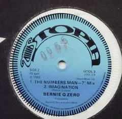 Bernie Q Zero – The Numbers Man (Vinyl, 12")