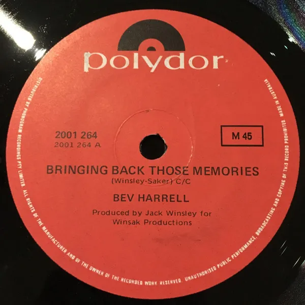 Bev Harrell – Bringing Back Those Memories