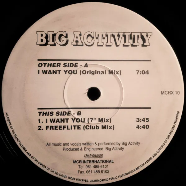 Big Activity – I Want You