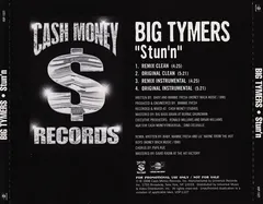 Big Tymers – Stun'n (CD, Single)