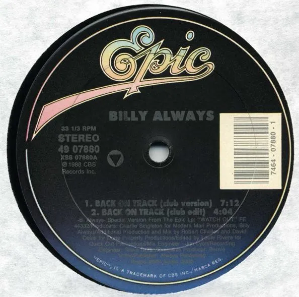 Billy Always – Back On Track