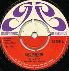 Billy Dyce* – Take Warning (Vinyl, 7")