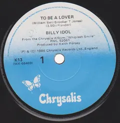 Billy Idol – To Be A Lover (Vinyl, 7")