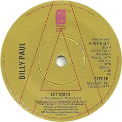 Billy Paul – Let 'Em In (Vinyl, 7")