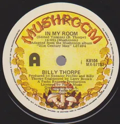 Billy Thorpe – In My Room (Vinyl, 7")