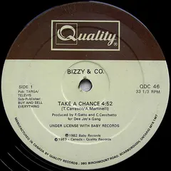 Bizzy & Co. – Take A Chance (Vinyl, 12")